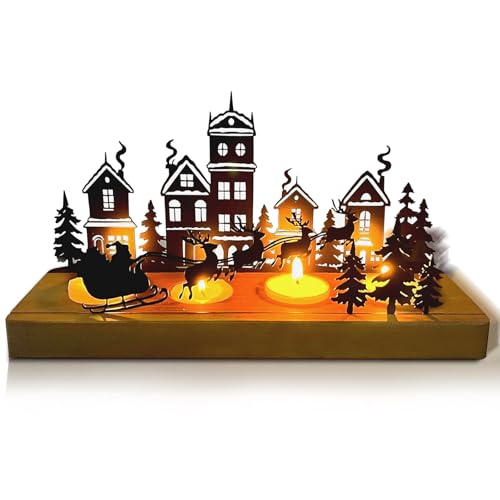 Ligtmor Kerzenhalter adventskranz, 28 x 12.5 x 8 cm adventskranz teelichter...