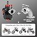 XIKOBY PE22 Carburetor Kit Compatible with Predator 212cc 196cc OHV Engine Coleman Mini Bike CT200U BT200X KT196 Go Kart ATV 110cc 125cc Tao tao Coolster Apollo CRF50 XR50 Pit Dirt Bike 4 Stroke Parts