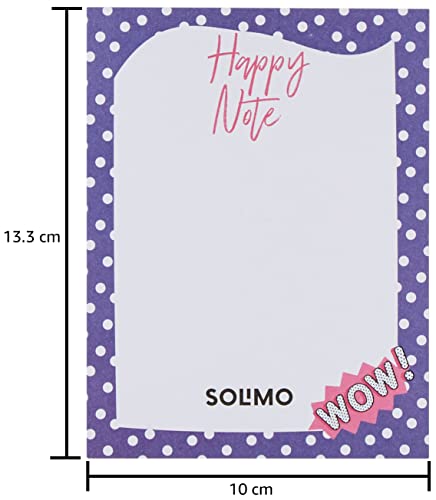 Image of Amazon Brand - Solimo To Do List Notepads, 4 inch x 5.25 inch Tear Off Block Planner for Office, Home, Work Stationery Supplies, Set of 6