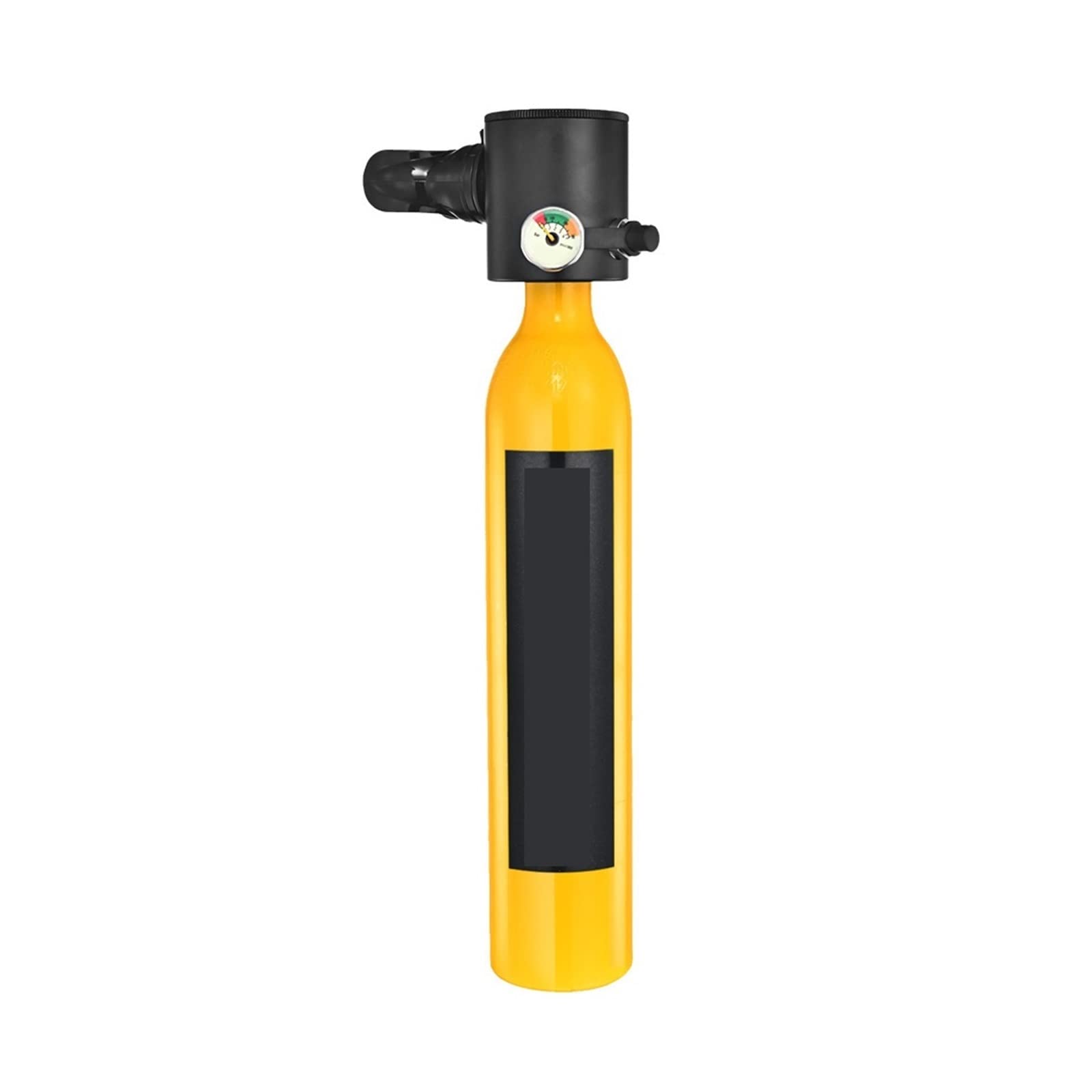 Portable Dive Cylinder, Portable Underwater Emergency Spare Gas Cylinder Equipped with A Full Set of Diving Breathing Apparatus(Orange0.5L Respirator)