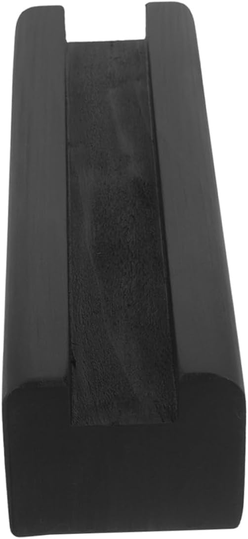 Solid Wood Skid Support Frame for Full Mirror Stand Wooden Mirror Holder Multi-use Base Home Accessory Stand Black