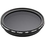 K&F Concept バリアブル NDフィルター 可変式ND 減光範囲ND2~ND400 薄枠設計 (国内正規品) (46mm, 可変式ND)