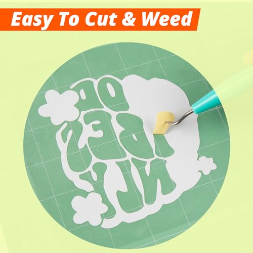 Image of HTVRONT Heat Transfer Vinyl-12 x 10FT Pale Yellow Iron on Vinyl for T-Shirts, HTV Vinyl Roll for All Cutting Machines & Heat Press Machine- Easy to Cut & Weed Vinyl Heat Transfer (Pale Yellow)