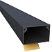 Produktbild CILSON WDK2516SS 2700150 Kabelkanal Selbstklebend 25x16mm 10m, Schwarz - 10 Stück 1 m / 1000 mm, Breite und Flache Kabelabdeckung, Einfaches Zuschneiden