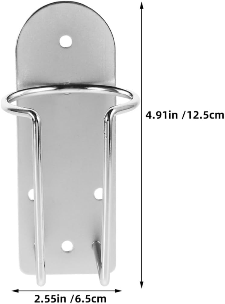 2pcs Razor Holder Bathroom Organizer Wall Mounted Stainless Steel
