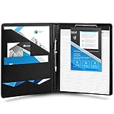 ✅ 𝐎𝐅𝐅𝐈𝐂𝐄 𝐅Ü𝐑 𝐔𝐍𝐓𝐄𝐑𝐖𝐄𝐆𝐒 – Durch das umklappbare Mappen Cover und dem Organizer Klemmbrett verwandelt sich Ihre Schreibmappe kinderleicht zum mobilen Büro: egal ob im LKW als Fahrtenbuch, im PKW als Verkaufsmappe oder auf dem Bau als Baustellen Mappe!