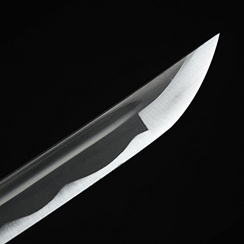 Auway Full Tang Katana Handmade 1045 Carbon Steel Cosplay One Piece Roronoa Zoro Wadou Ichimonji Replica Sword #TOP6