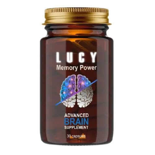Lucy Memory Power 30 Capsules Cognitive Function Gluten Free Suitable for Vegan