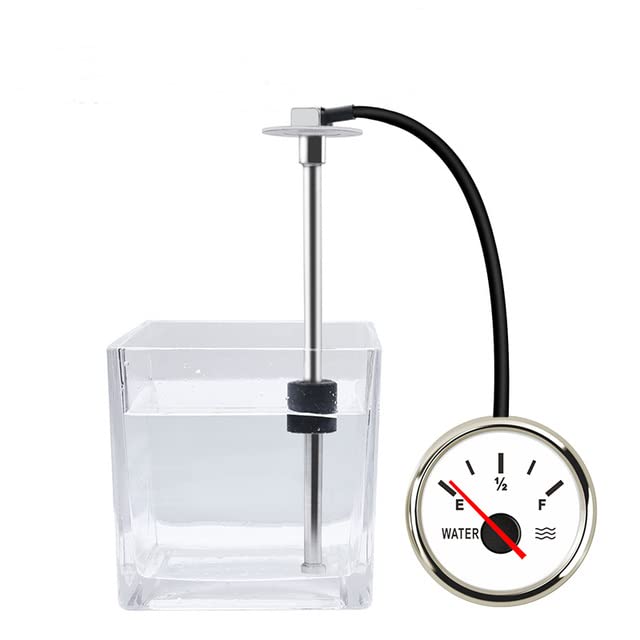 KAOLALI Sensor de Nivel de Combustible para Medidor de Agua Aforador de Combustible 0-190 ohm, Sensor de Nivel de Agua 740 mm para Caravanas, Barcos, Automóviles