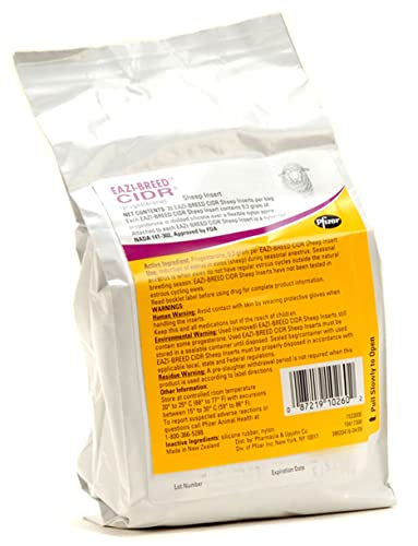 CIDR Sheep Inserts, 20 per Bag