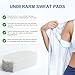 Armpit Sweat Pads,Aoeoun Underarm Sweat Pads for Women and Men [100 Packs],Disposable Premium Absorbent Armpit Underarm Shields,Comfortable Unflavored,Non Visible,Sweat Free Armpit Protection