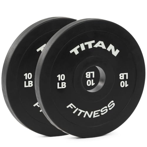 Titan Fitness Black Change Plates 10 lb. Pair
