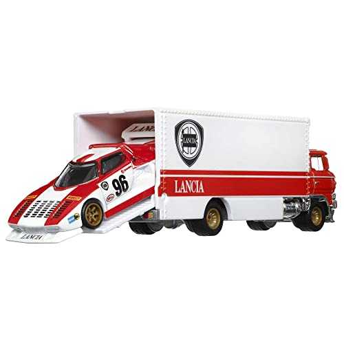 Hot Wheels Car Culture Team Transport Lancia Stratos Group 5 & Sakura Sprinter Diecast Car miniatura 2