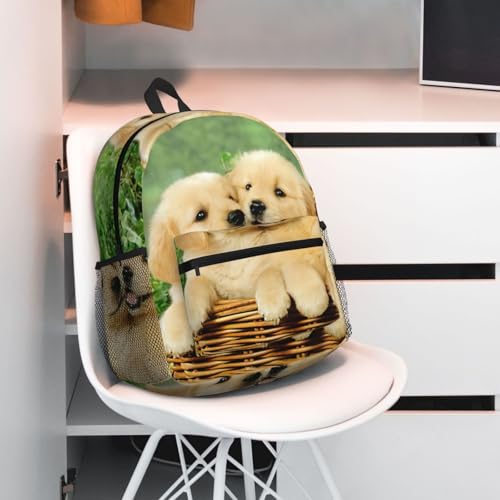 Sac à dos ordinateur 15,7 EdWal noir cartable PC portable Golden Retriever - 7