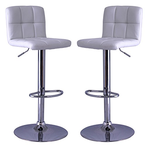 Atmosphera 2 Tabourets de Bar Delek - Blanc