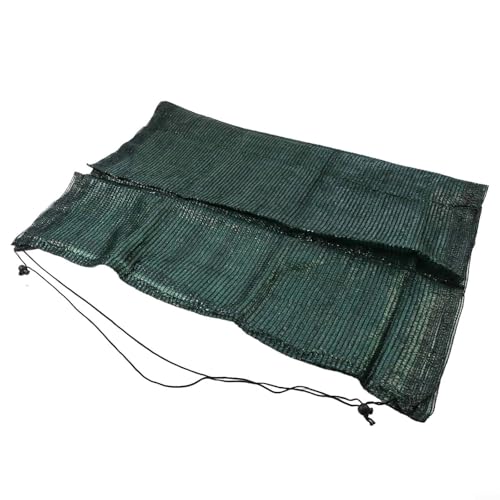 Volakebeing Micromesh - Cubierta de túnel de polietileno para protección de plantas de jardín, lámina de plástico para invernadero, verduras, frutas y flores, ventilación ajustable M (red verde tinta)