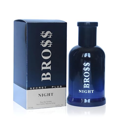 Image of AFLUXE Bross Night Men's Cologne-Timeless & Refined Scent With Citrus, Spices, And Woody Notes - Elegant Long Lasting Fragrance 3.4Fl Oz For Daily Used
