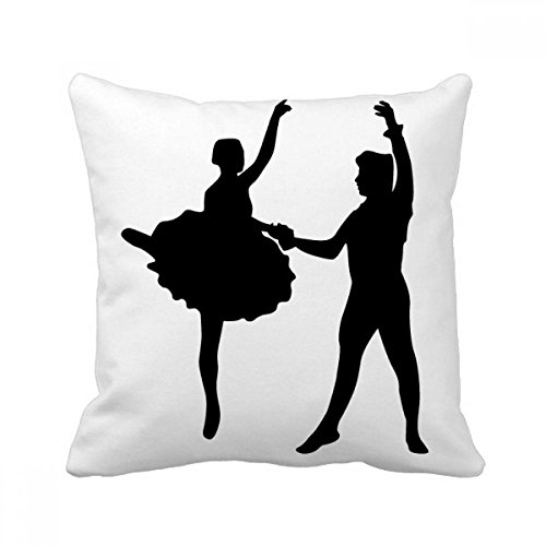 Coussin oreiller de insert cover duo danse multicolor 40x40 cm salon - 2