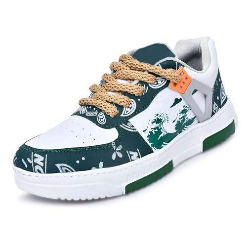 Image of BAERU Men's Casual Shoes | Stylish & Comfortable Sneakers | Lightweight Synthetic Upper | Cushioned Insole for All-Day Comfort | Perfect, Office, Travel & Outings