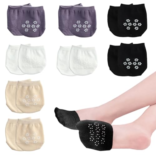 QIYUDA 8 Pairs Half Socks for Women