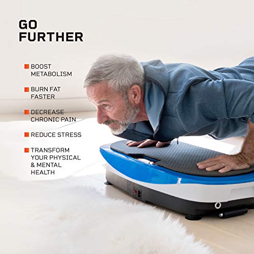 LifePro Rumblex Max 4D Vibration Plate Exercise Machine with Loop