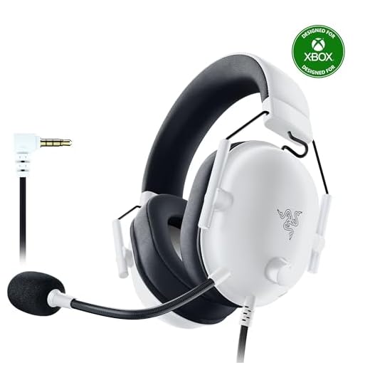 Razer BlackShark V2 X Xbox Gaming Headset: 50mm Drivers - Cardioid Mic - Lightweight - Comfortable Noise Isolating Earcups - for Xbox Series X, Series S, PS5, PC, Switch via 3.5mm Audio Jack - White