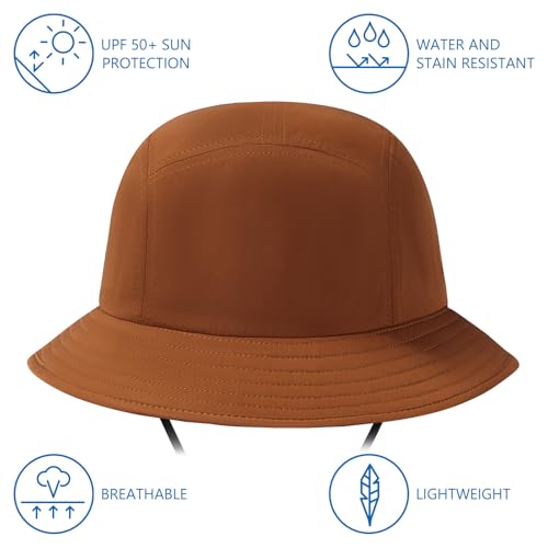 Image of BASSDASH UPF50+ Fishing Bucket Hat for Men Women Lightweight Water Resistant Packable Outdoor Summer Sun Hats FH13