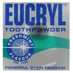 Tres paquetes de polvo de dientes de menta fresca