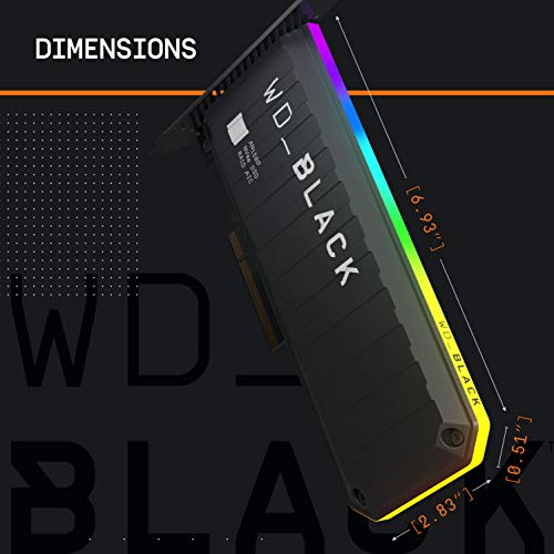 Image of Western Digital WD BLACK 1TB AN1500 NVMe Internal Gaming Solid State Drive SSD Add-In-Card - Gen3 PCIe, Up to 6500 MB /s - WDS100T1X0L