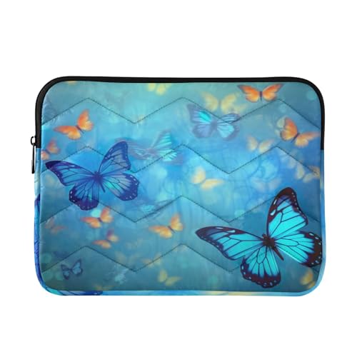 Funda para laptop 13-14 pulgadas azul impermeable y a prueba de golpes