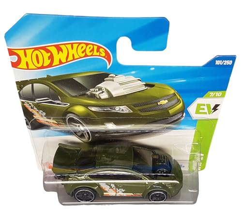 Hot Wheels Chevy Super Volt HW EV 1:64 Dark Green miniatura 2