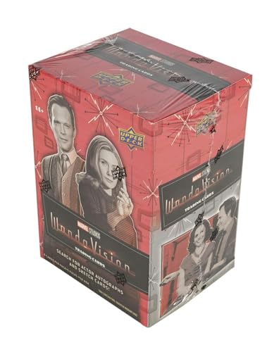 Ogni blaster contiene Upper Deck Marvel WandaVision Blaster Box 2023: Carte Collezionabili, 35 Pezzi, Giallo
