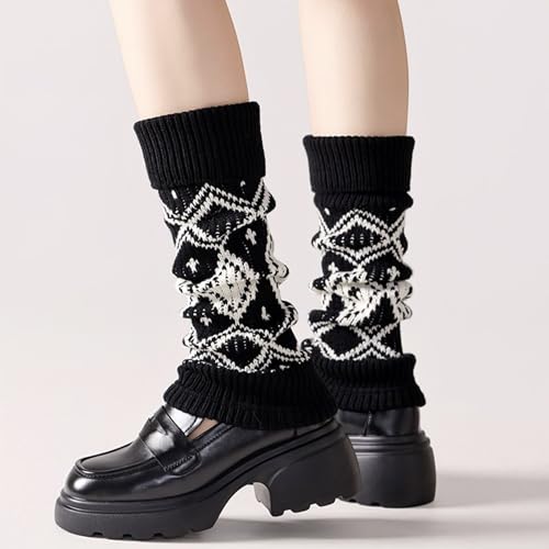 Image of Knitted Leg Warmers,womens leg warmers,Socks Long Yoga Ankle Warmers Women's Wool Warm Boot Socks