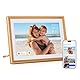 ARZOPA Metall Digitaler Bilderrahmen WLAN 10,1 Zoll 32GB IPS HD Touchscreen Kostenlose Arzopa App Teilen Fotos Videos Bilderrahmen Digital Individuelle Grußkarte zum Verschenken-D10 Gold
