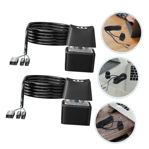 Accesorios de PC y botón de encendido para PC de escritorio con cable de extensión placa base 7