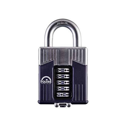 Henry Squire Warrior Combi 65 Combination Padlock, 65 mm, Blue