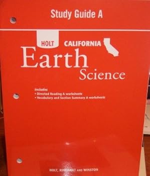 Paperback Study Guide a CA Sci 2007 Earth Book