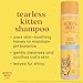 Burt's Bees for Pets Tearless Kitten Shampoo with Buttermilk, 99.3% Natural Origin Formulas, Pet Shampoo for Cats, Gentle Cat Shampoo, Cat Shampoo for Itchy Skin, 10 oz