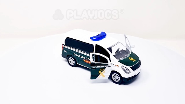 PLAYJOCS GT-8043 Set de vehículos de la Guardia Civil. Coches metálicos, Juguete Ideal para