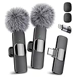 YRF Wireless Lavalier Microphone for iPhone - iPad, Android Phone, Mini Lapel Mic with Noise Reduction and Crystal Sound for Video Recording, Vlogging, TikTok, YouTube