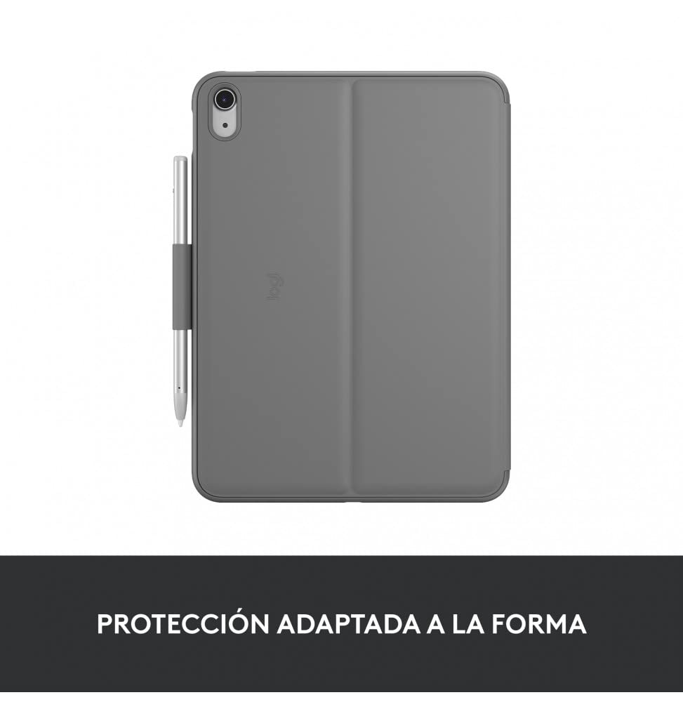 Amazon | Logitech Slim Folio iPad 第10世代 グレー ES。 | Logitech