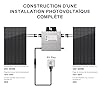 BENY Micro-onduleur Solaire 800W- Onduleur Connecté au réseau électrique avec Contrôle Wi-FI et APP- Puissance de l'onduleur Solaire réglable de 800 W à 600 W- IP67- Câble de Connexion de 5 m de Long