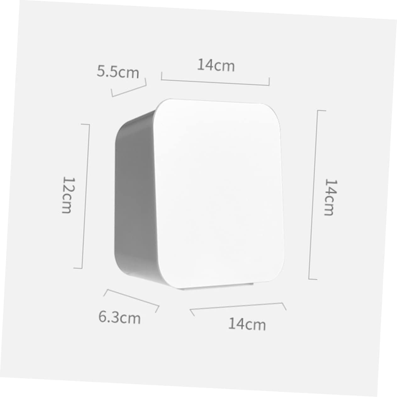 Alipis 2pcs Cotton Swab and Pad Holder Wall-mounted Organizer for Bathroom Kitchen and Installation Storage Canister for Cotton Swabs and Pads