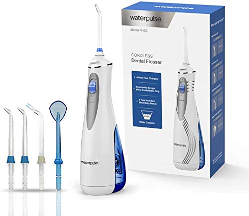 Rayking Water Flosser for Teeth, 3-Modes Professional Oral Irrigator with 4 Interchangeable Jet Tips, USB Rechargeable IPX7 Waterproof For Home and Travel Use