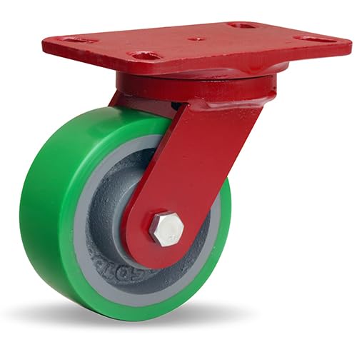 5" x 2" Hamilton S-HS-5DB HS Swivel Caster, Duralast® Wheel, 1050 lb. Capacity
