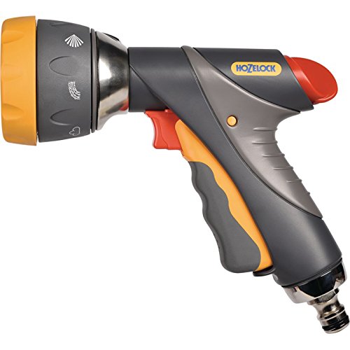 Hozelock Multi Spray Pro Gun, Grey/Yellow, 16x10x8 cm