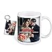 Produktbild - Tasse selbst individuell mit eigenem Foto gestalten mit Schlüsselanhänger/Personalisierbar mit eigenem Foto (Geschenkset: Fototasse & Schlüsselanhänger) .Zwei Werktagen versandbereit