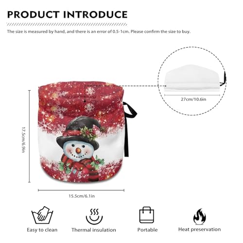Image of Christmas Tea Pot Cover Keep Tea Warm Snowman Insulation Teapot Cozies Machine Washable Kettle Cover Breakfast Warmer Home Decor for Kitchen Tea Party Table Decor