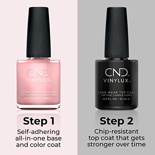 Cnd Vinylux Longwear Nail Polish, Gel-Like Shine & Chip Resistant Color, Blush Teddy, 0.5 Fl Oz #TOP3