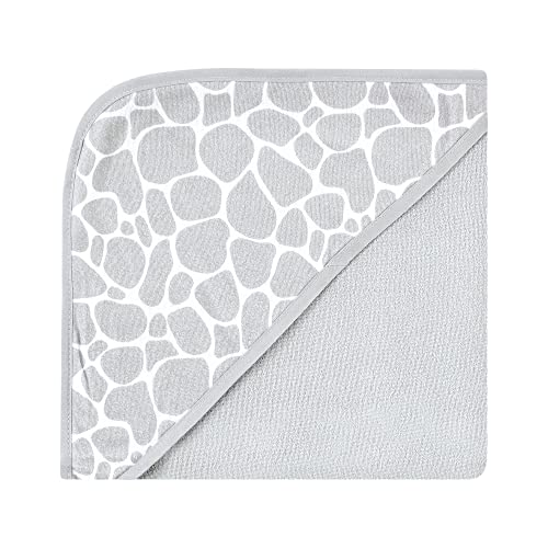 Image of Hudson Baby Unisex Baby Cotton Rich Hooded Towels, Safari Life, One Size